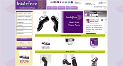 Desktop Screenshot of irish-danceshoes.com